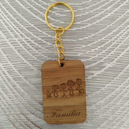 LLAVEROS PERSONALIZADOS DE MADERA